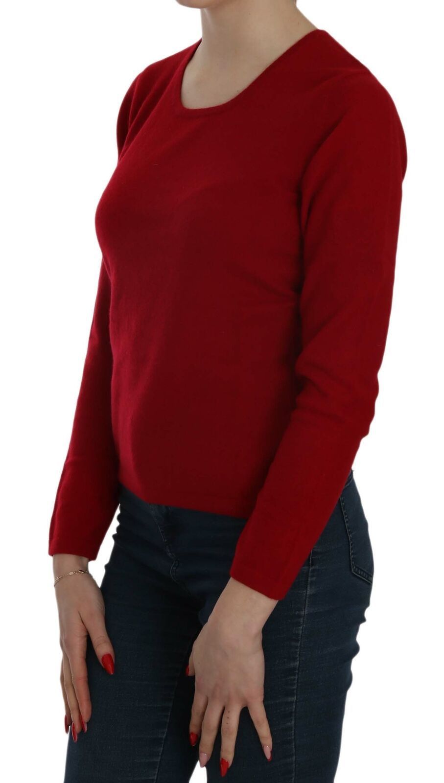 Round Neck Pullover Cashmere Women's Sweater - MILA SCHÖN - Modalova
