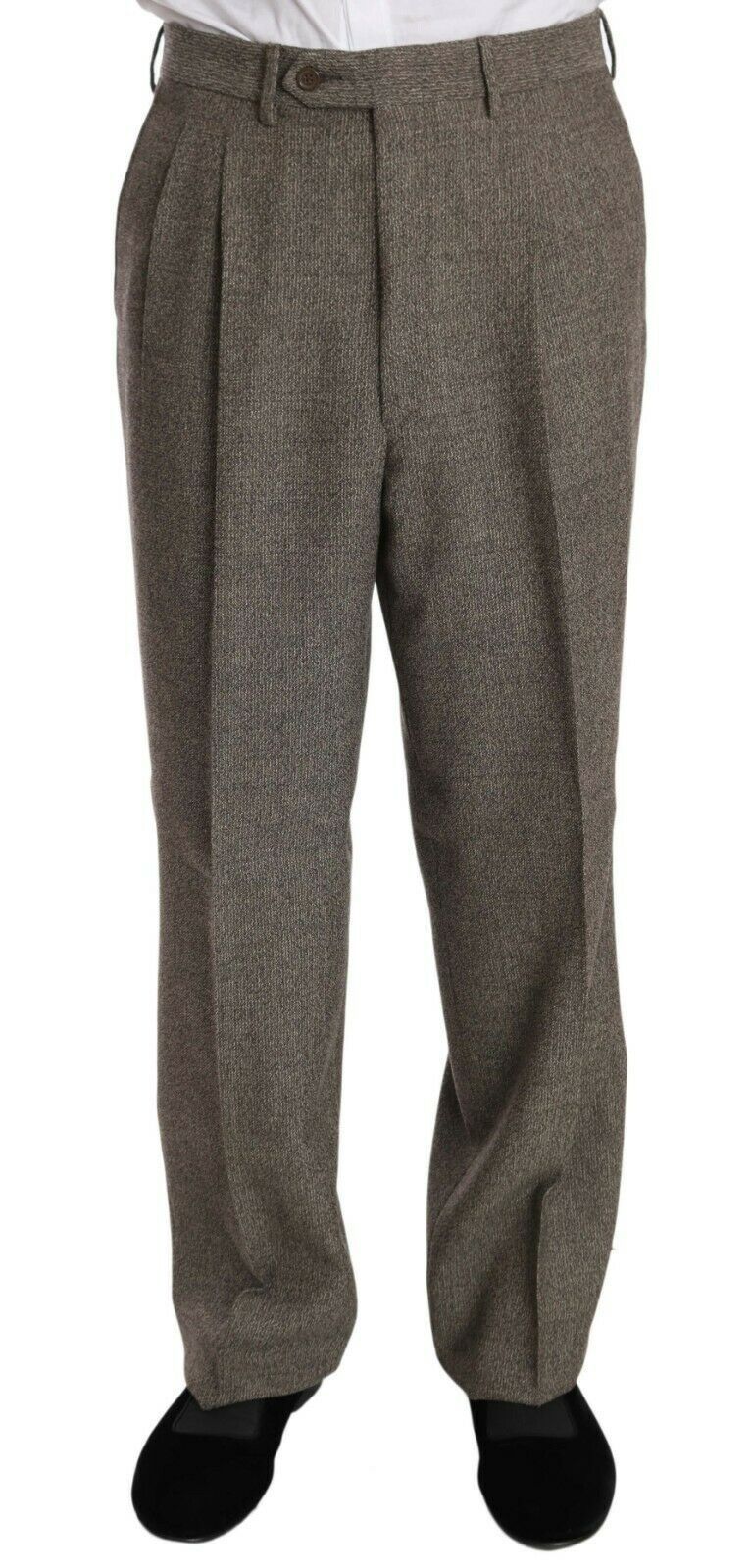 Wool Regular Single Breasted Men's Suit - Fendi - Modalova
