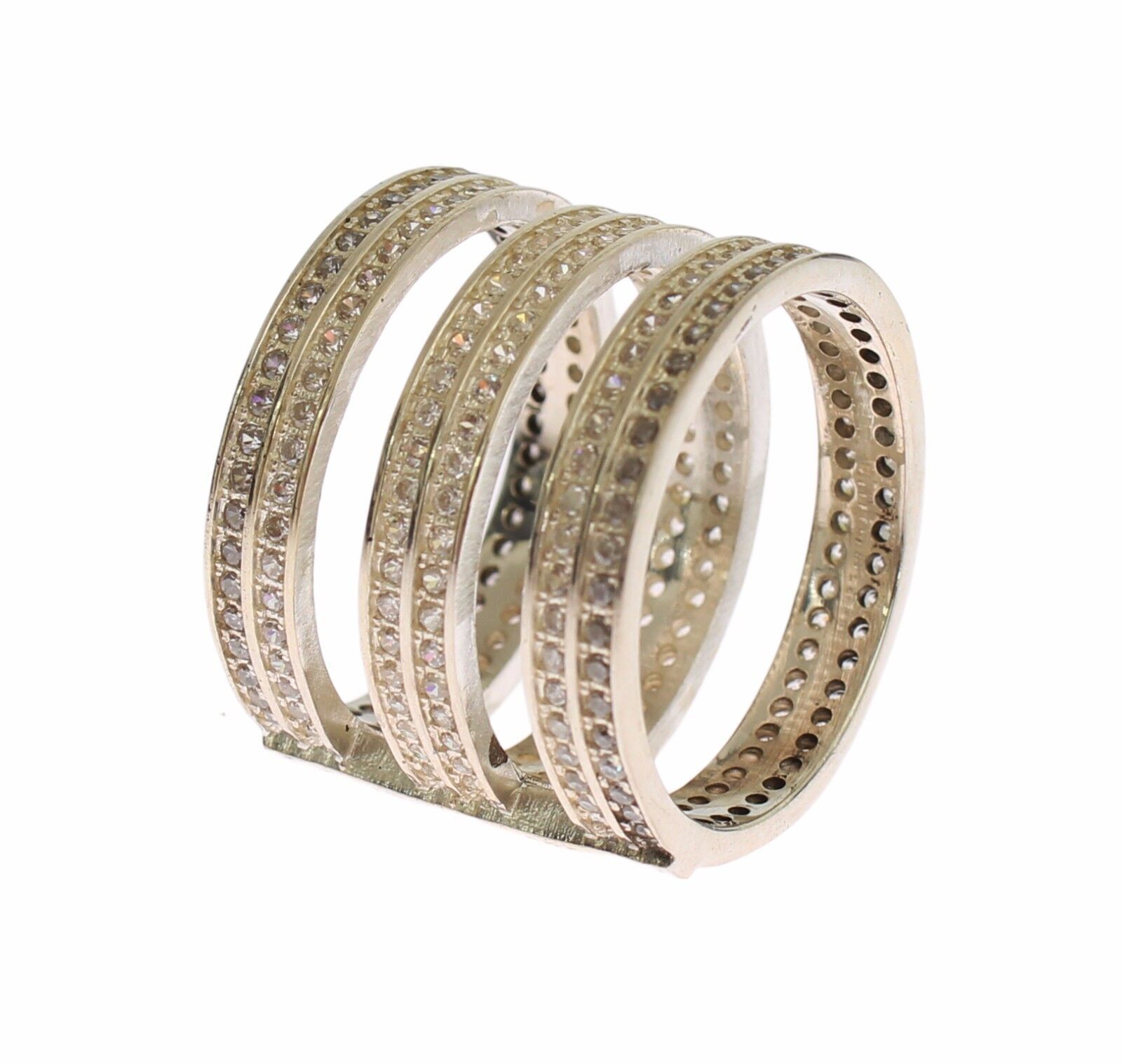 Authentic Womens Clear CZ 925 Sterling Ring - Nialaya - Modalova