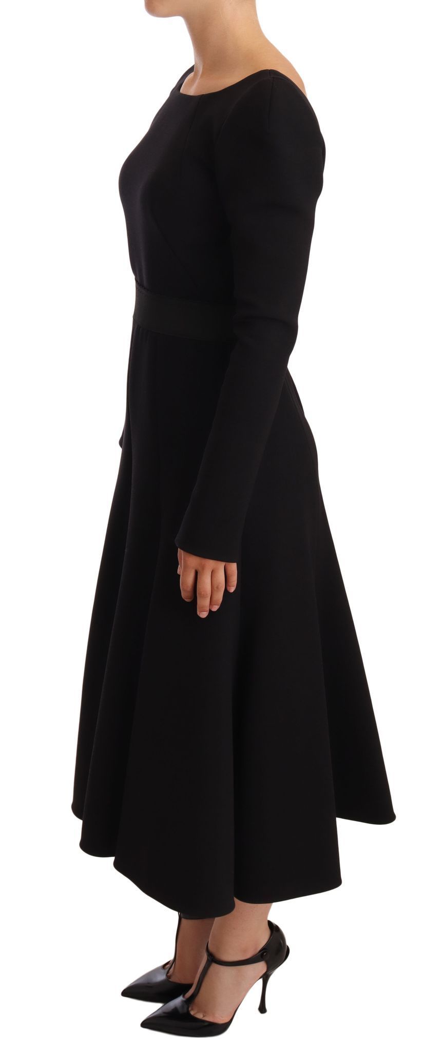 Wool Stretch Sheath Open Back Women's Dress - Dolce & Gabbana - Modalova
