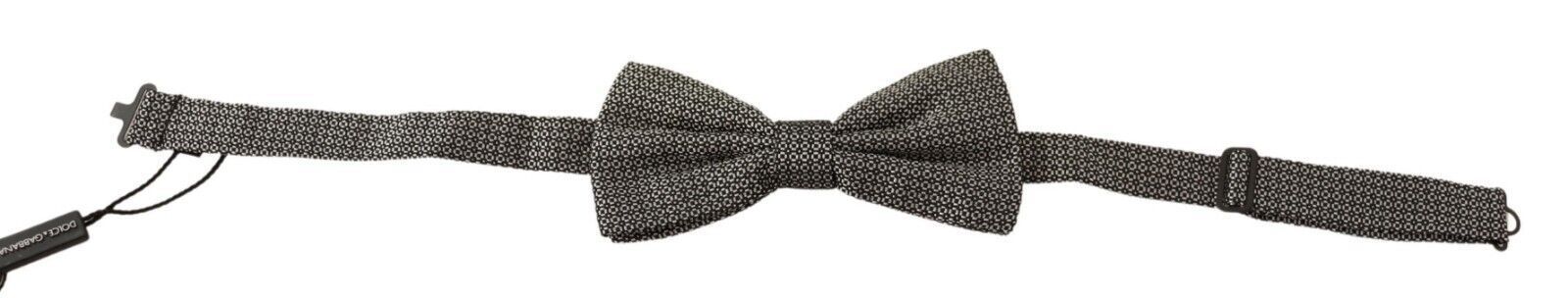 Patterned Adjustable Neck Papillon Bow Men's Tie - Dolce & Gabbana - Modalova