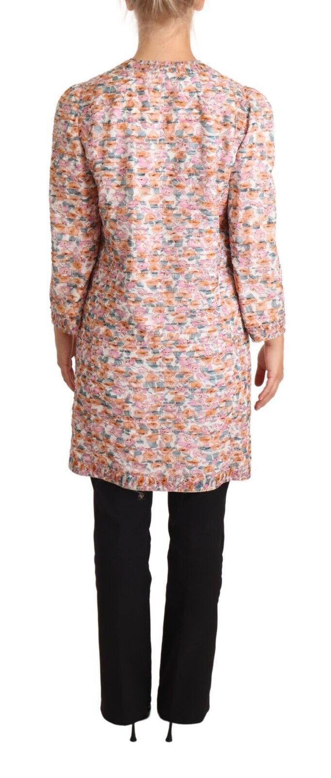 Floral Print Silk Trench Coat Women's Jacket - Dolce & Gabbana - Modalova