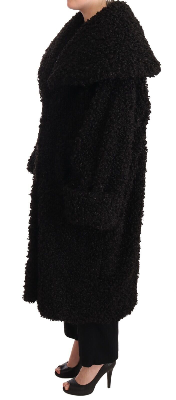 Polyester Fur Trench Coat Women's Jacket - Dolce & Gabbana - Modalova