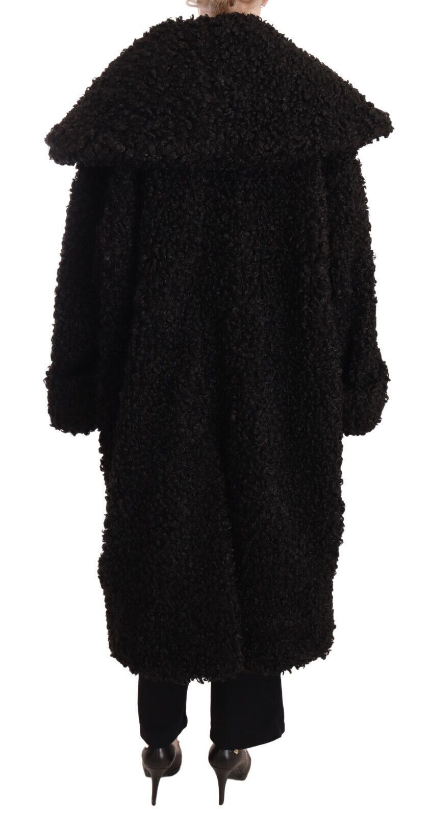 Polyester Fur Trench Coat Women's Jacket - Dolce & Gabbana - Modalova