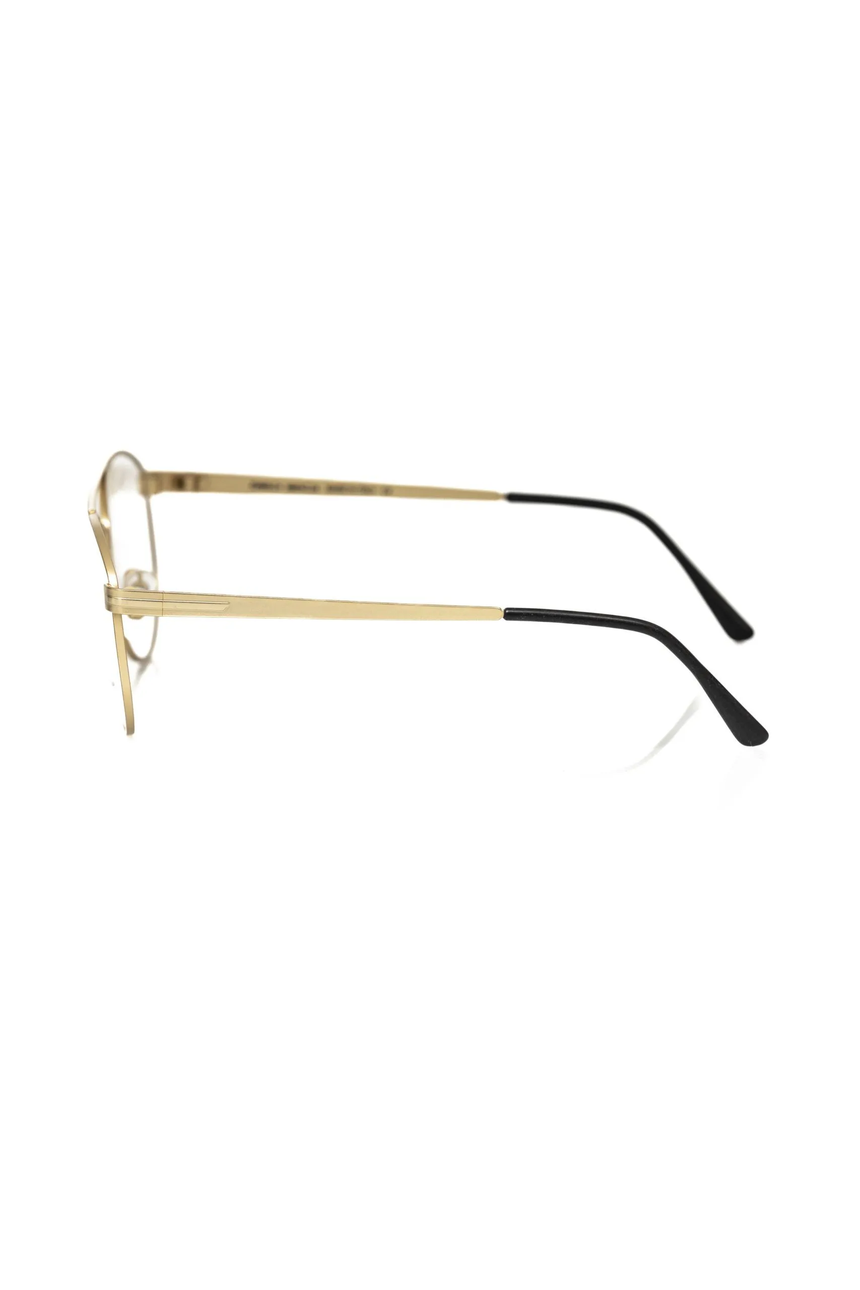 Metallic Men's Frame Aviator Men's Eyeglasses - Frankie Morello - Modalova