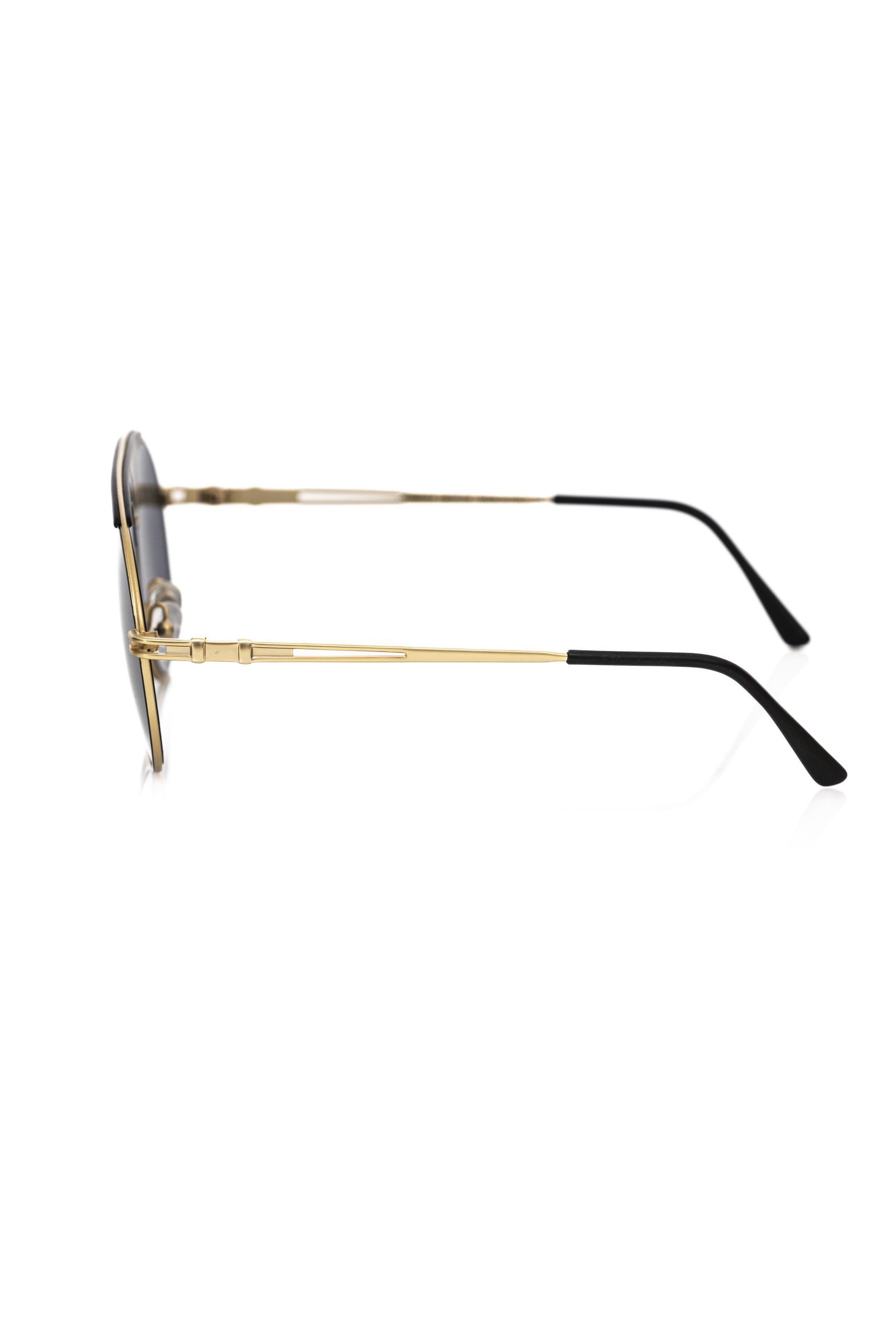 Metallic Men's Sunglass Men's Shield - Frankie Morello - Modalova