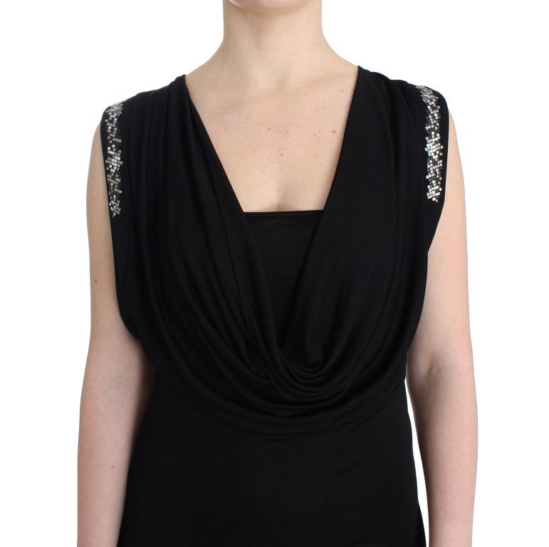 Embellished Jersey Mini Sheath Short Women's Dress - Roccobarocco - Modalova