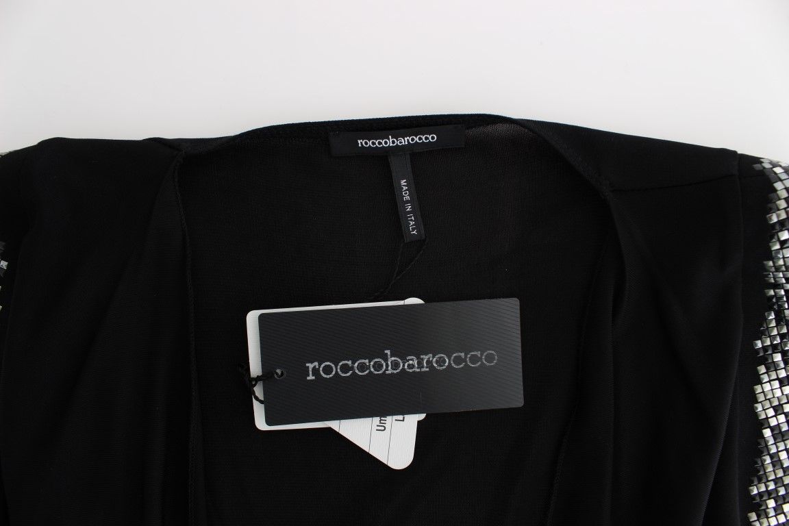 Embellished Jersey Mini Sheath Short Women's Dress - Roccobarocco - Modalova