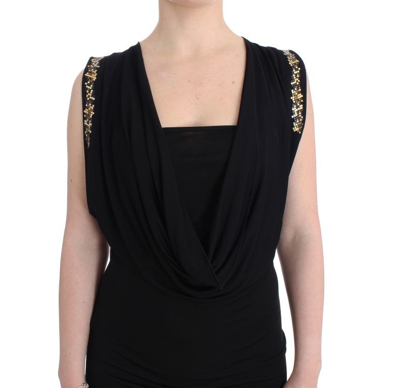 Embellished Jersey Mini Sheath Short Women's Dress - Roccobarocco - Modalova