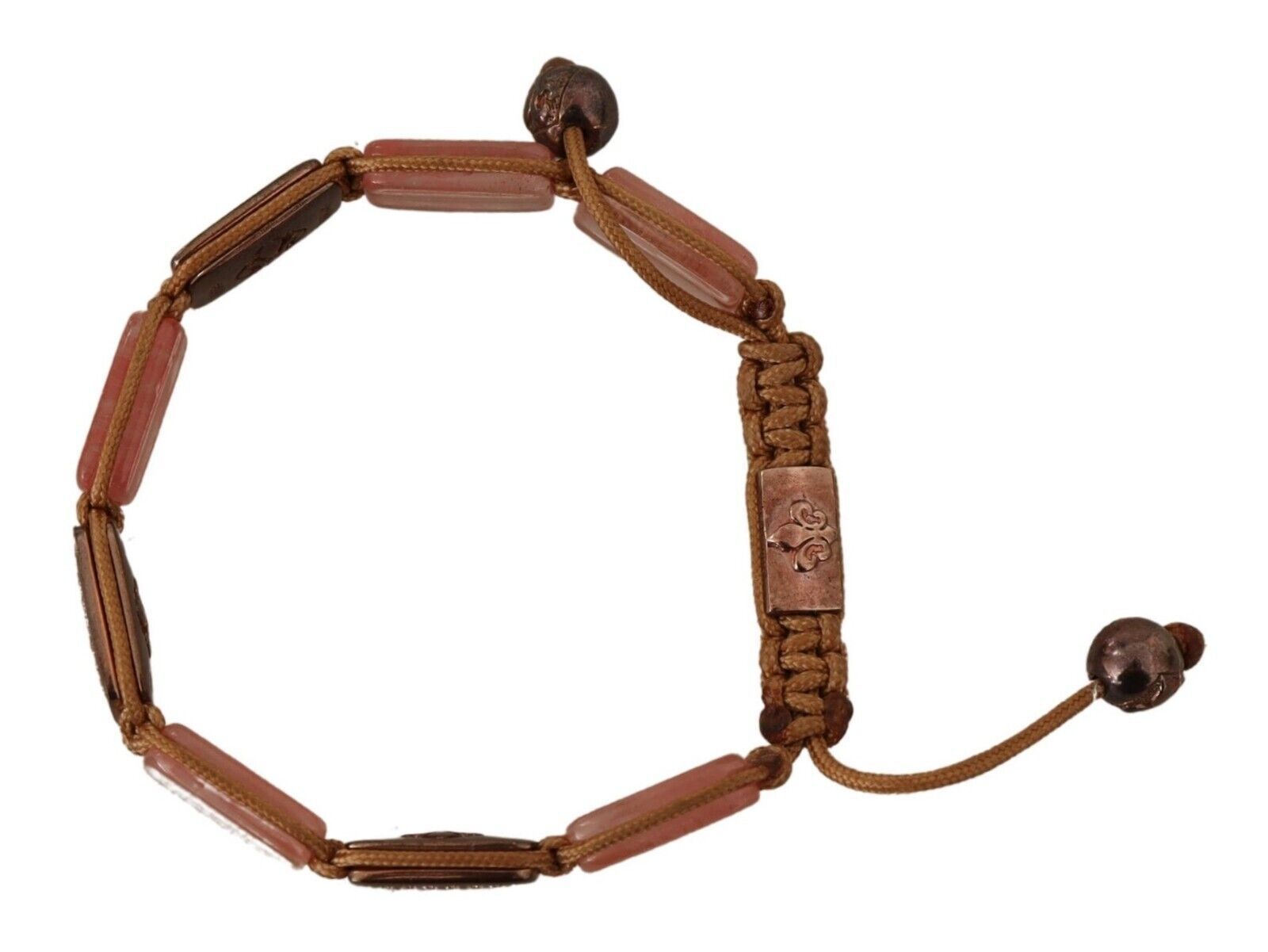 Crystals Logo Embellished Adjustable Women's Bracelet - Nialaya - Modalova