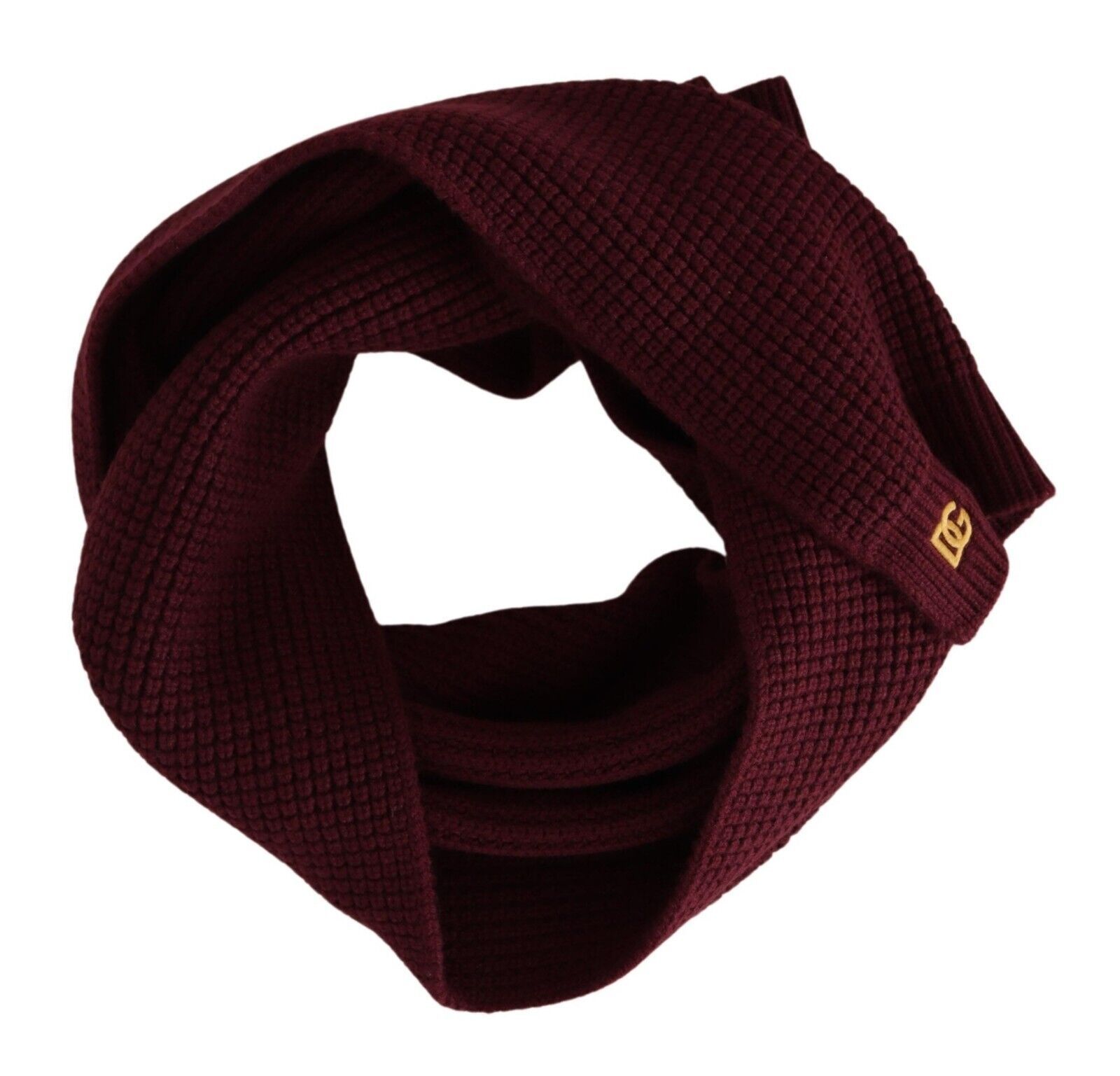 Dark Cashmere Logo Wrap Shawl Knitted Women's Scarf - Dolce & Gabbana - Modalova