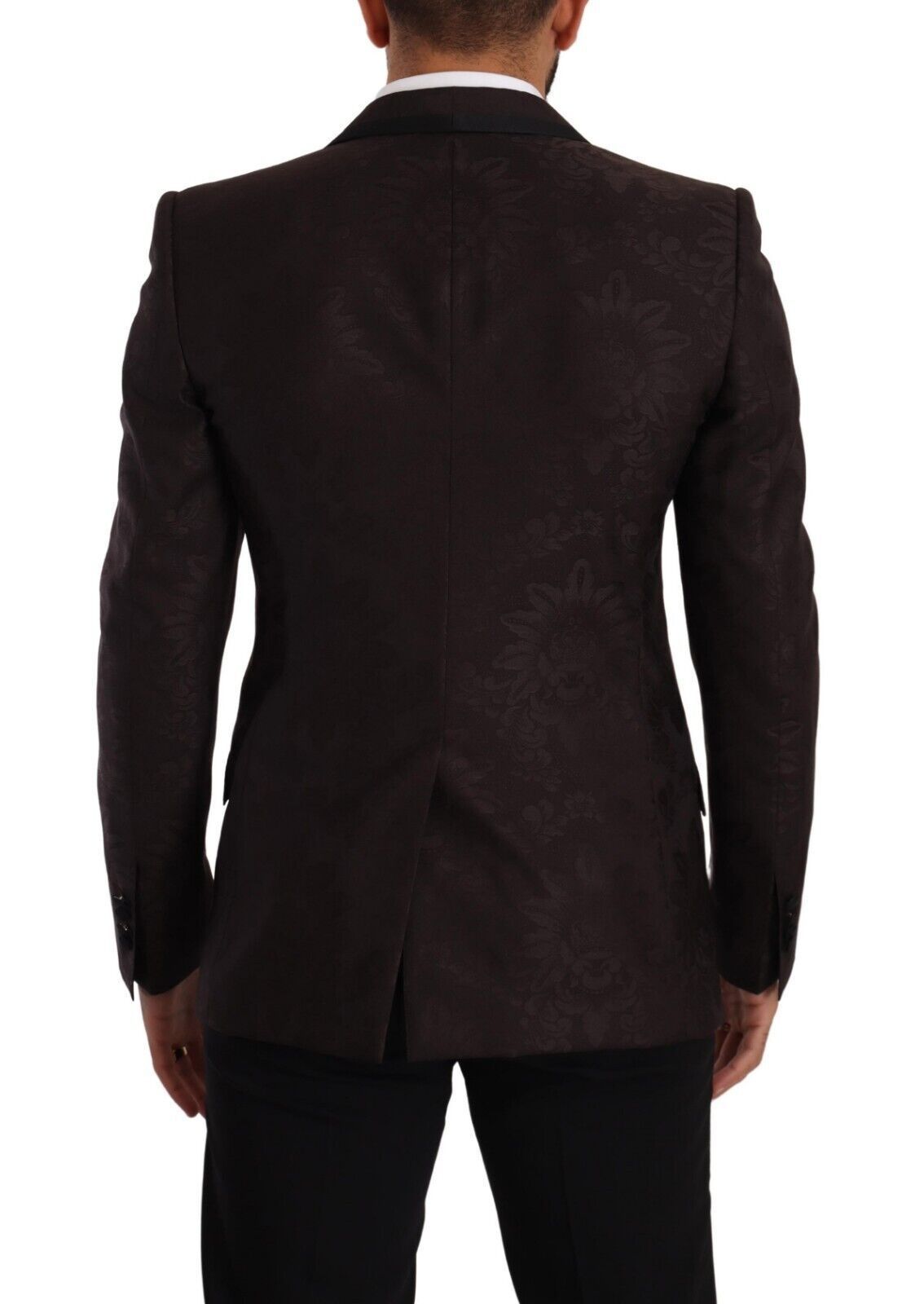 Purple Jacquard Single Breasted SICILIA Men's Blazer - Dolce & Gabbana - Modalova