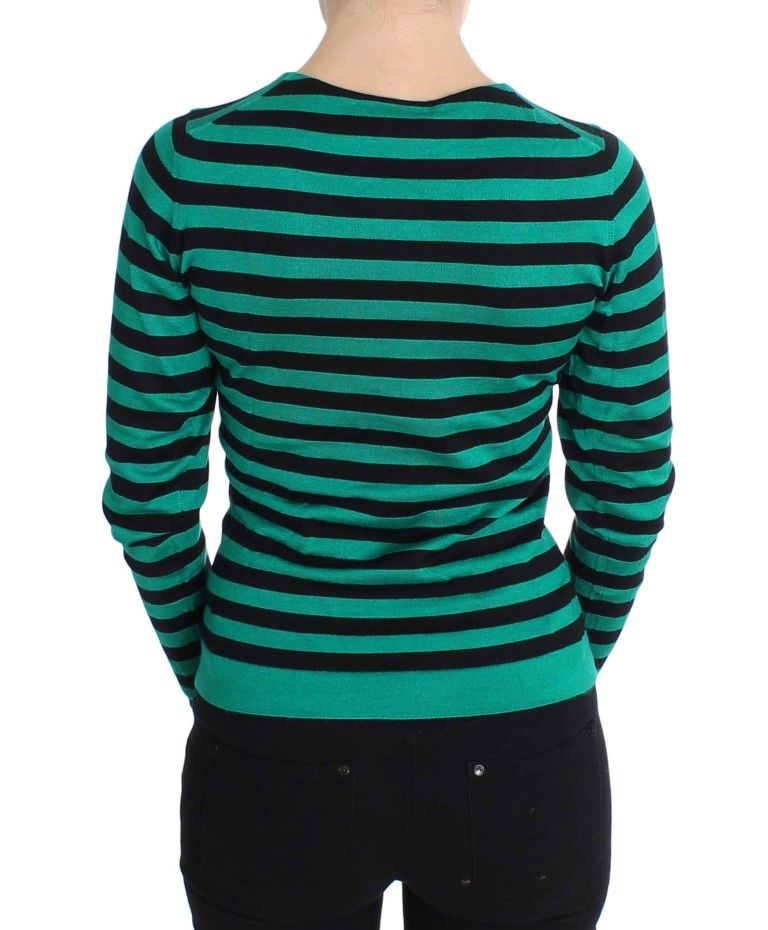 Black Silk Cashmere Women's Sweater - Dolce & Gabbana - Modalova
