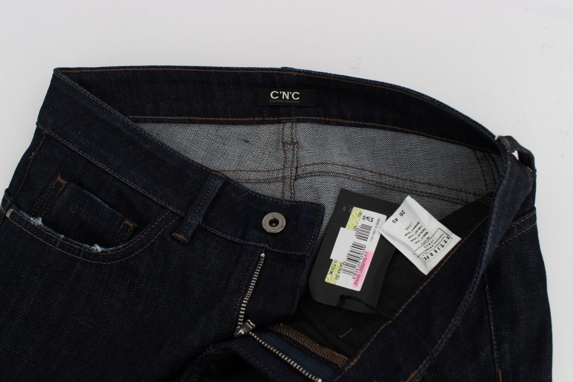 Cotton Stretch Slim Fit Women's Jeans - Costume National - Modalova