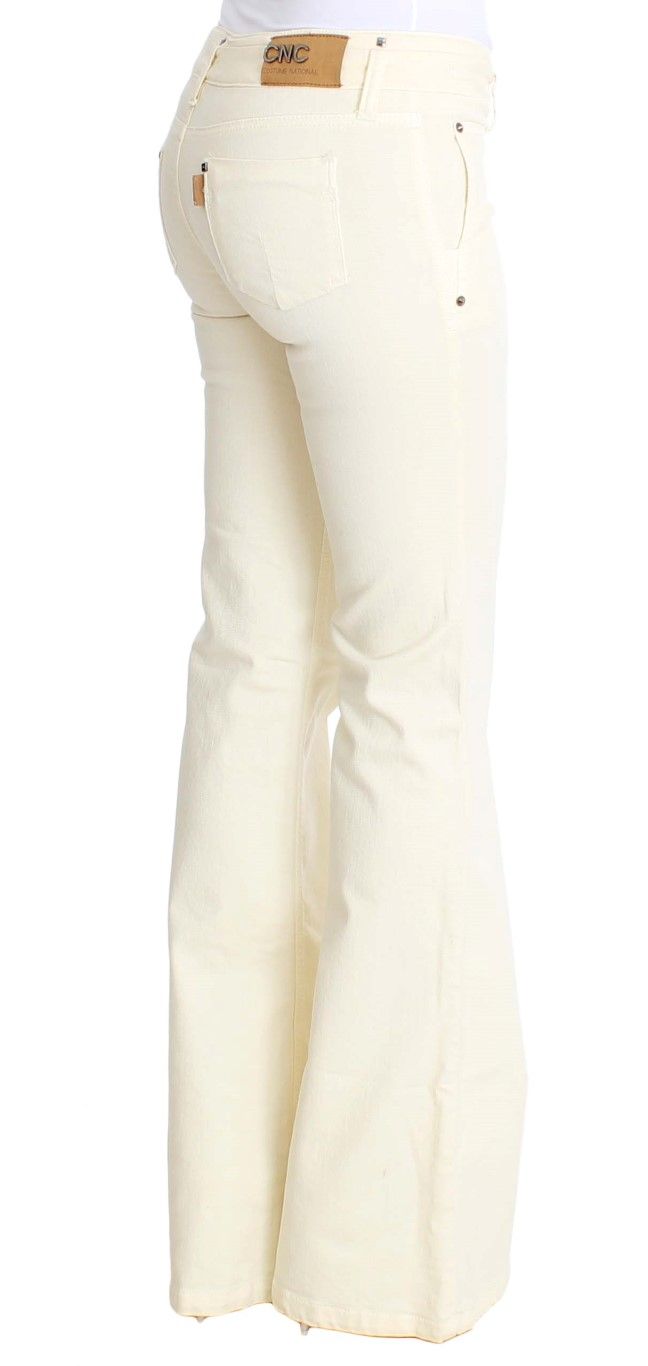 Cotton Stretch Flare Women's Jeans - Costume National - Modalova