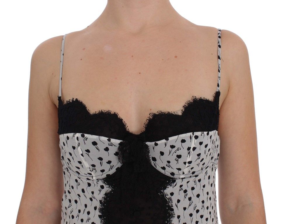 Silk Lace Babydoll Lingerie Women's Top - Dolce & Gabbana - Modalova