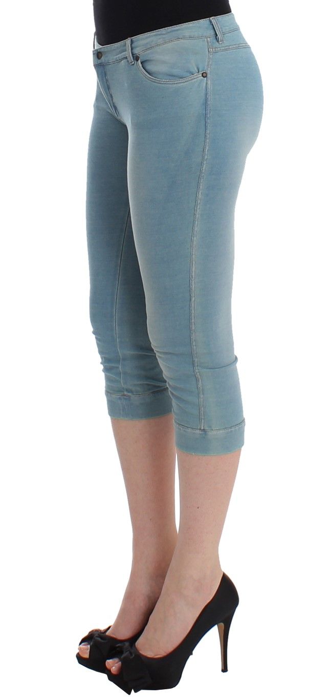 Capri Pants Cropped Women's Jeans - Ermanno Scervino - Modalova