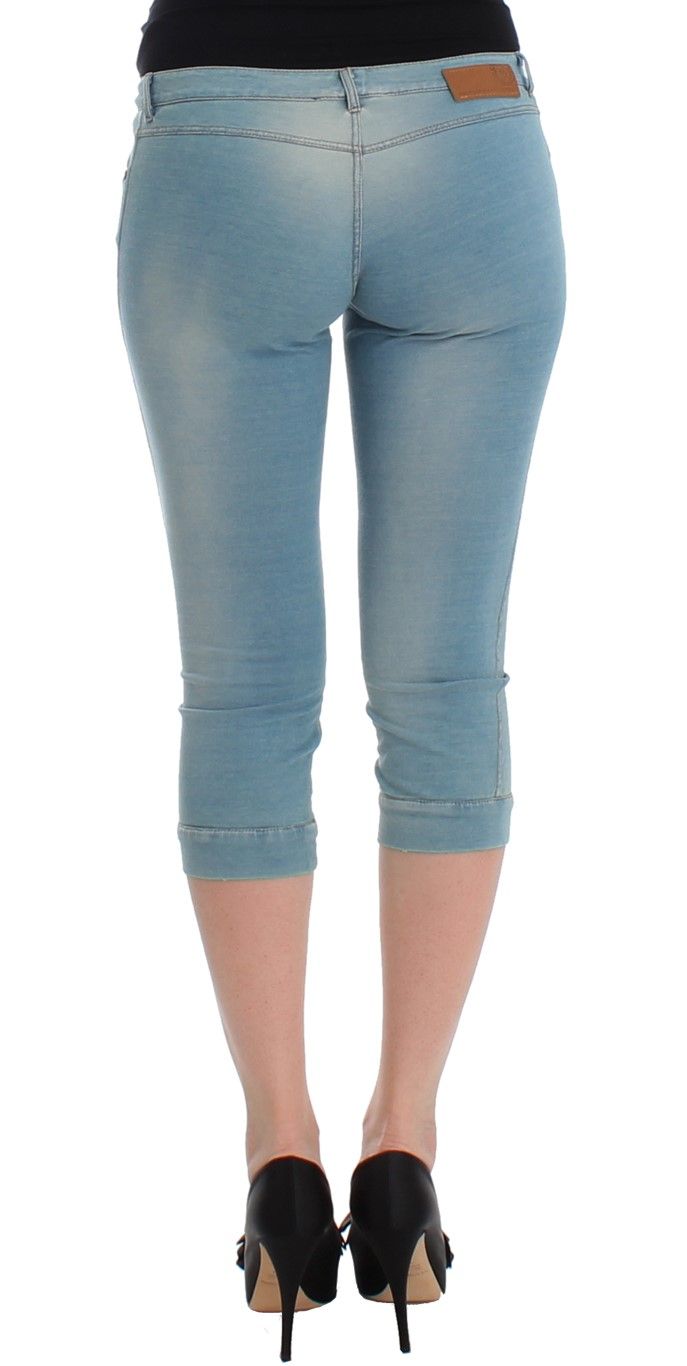 Capri Pants Cropped Women's Jeans - Ermanno Scervino - Modalova