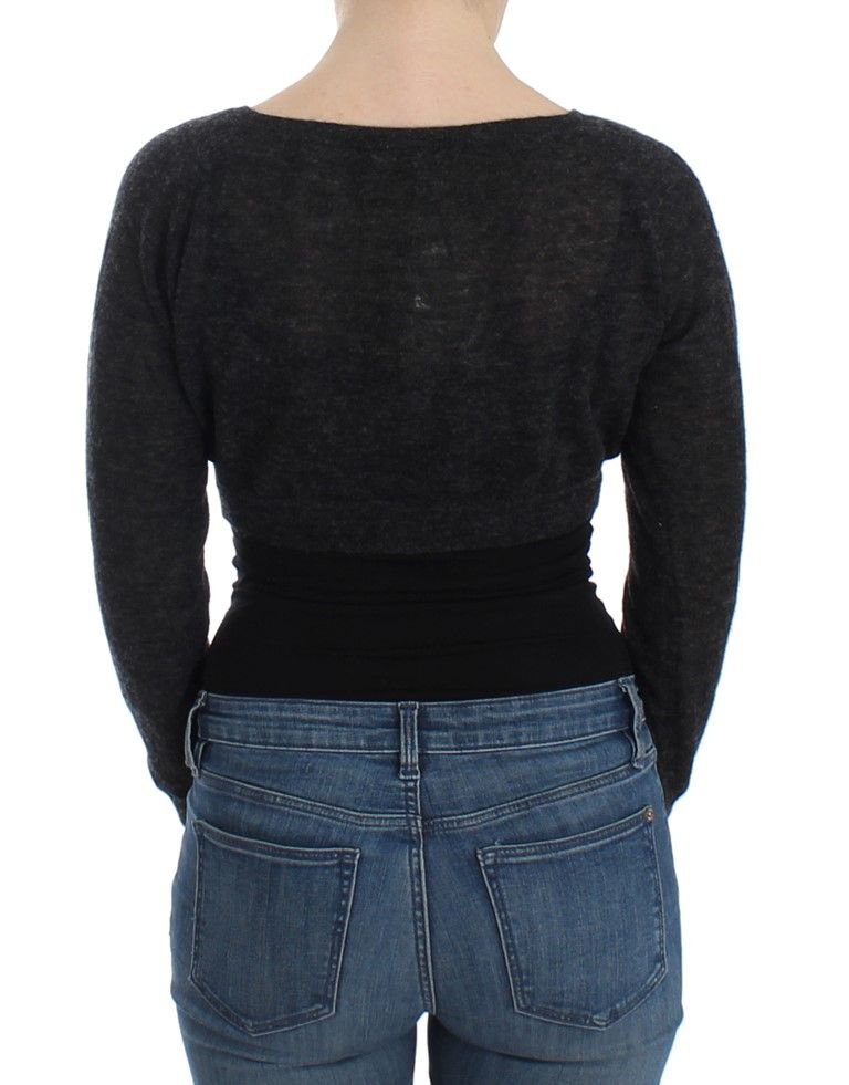 Knit Wool Cardigan Women's Sweater - Ermanno Scervino - Modalova