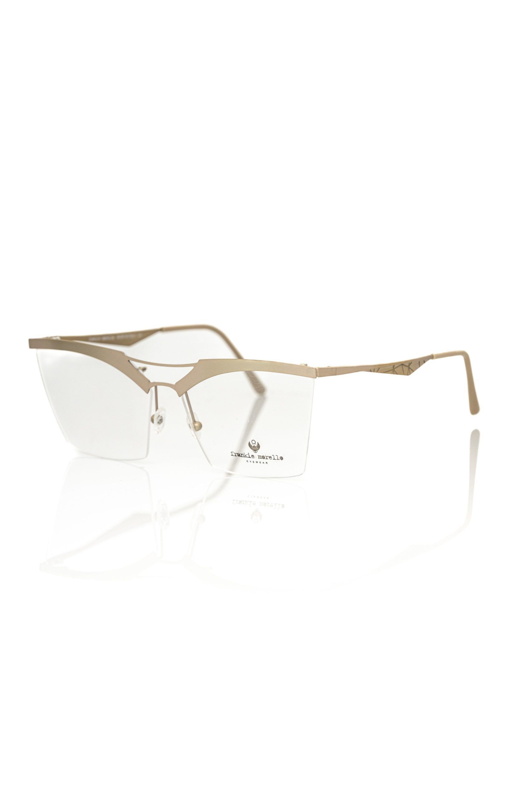 Metallic Women's Eyeglass Women's Frame - Frankie Morello - Modalova