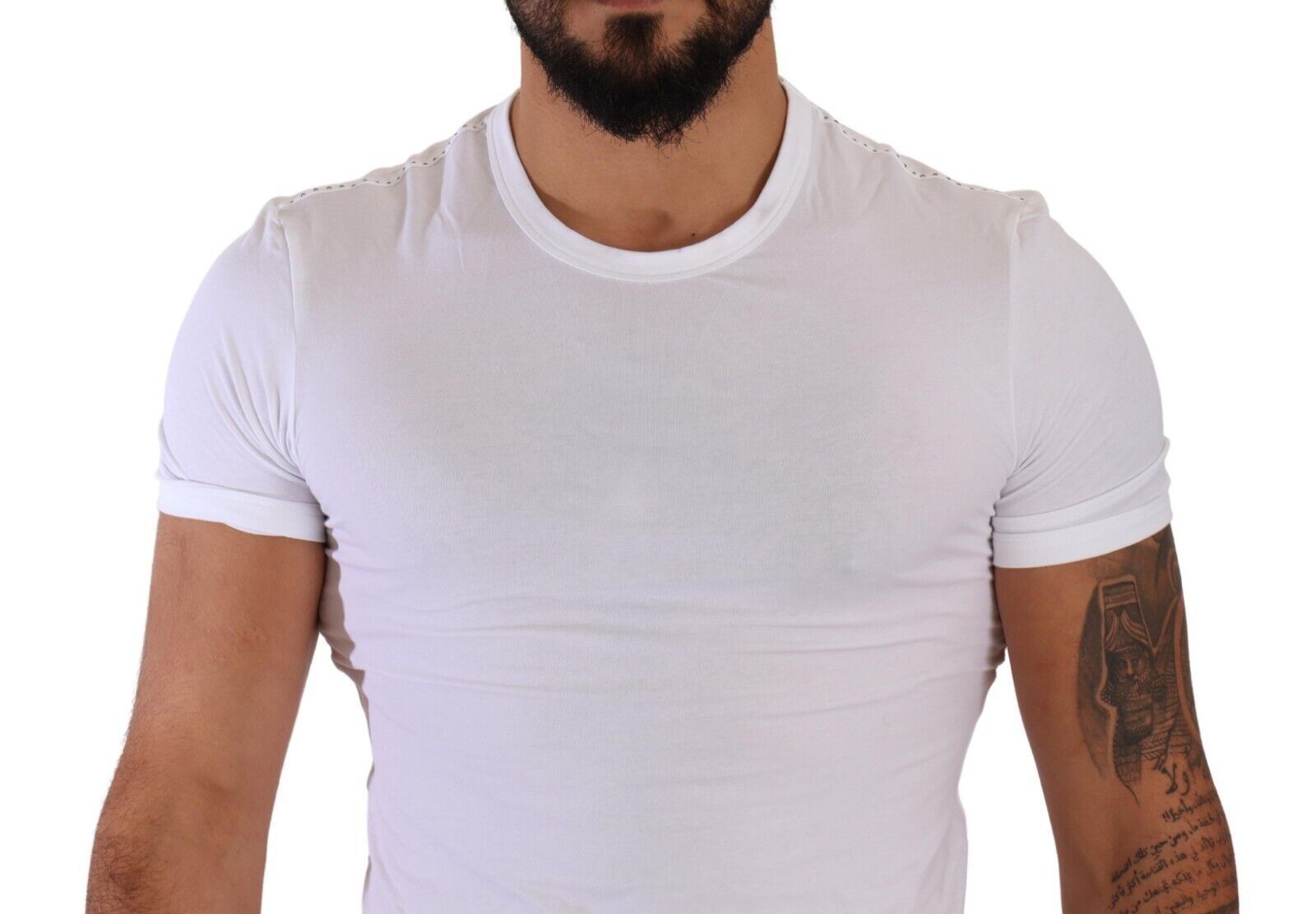 Round Neck Cotton Stretch T-shirt Men's Underwear - Dolce & Gabbana - Modalova