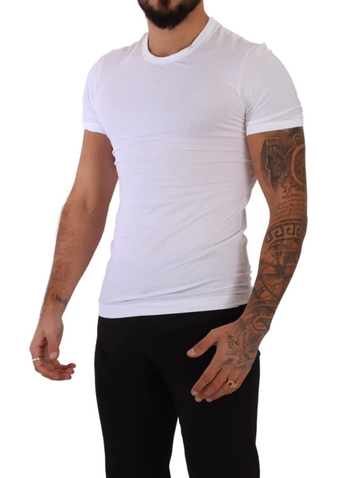 Round Neck Cotton Stretch T-shirt Men's Underwear - Dolce & Gabbana - Modalova