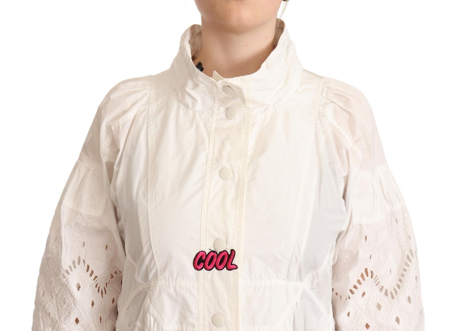 Button Down Long Sleeve Polyester Women's Jacket (Pre-Owned) - Ermanno Scervino - Modalova