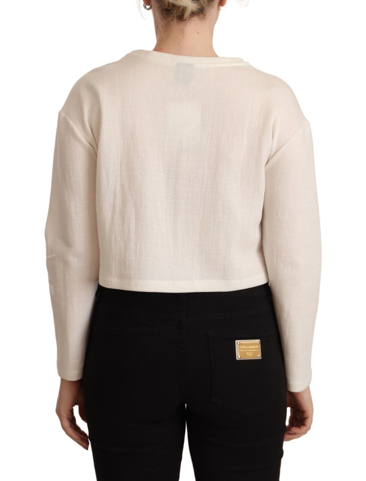 Logo Long Sleeve Cropped Pullover Women's Sweater (Pre-Owned) - PINKO - Modalova