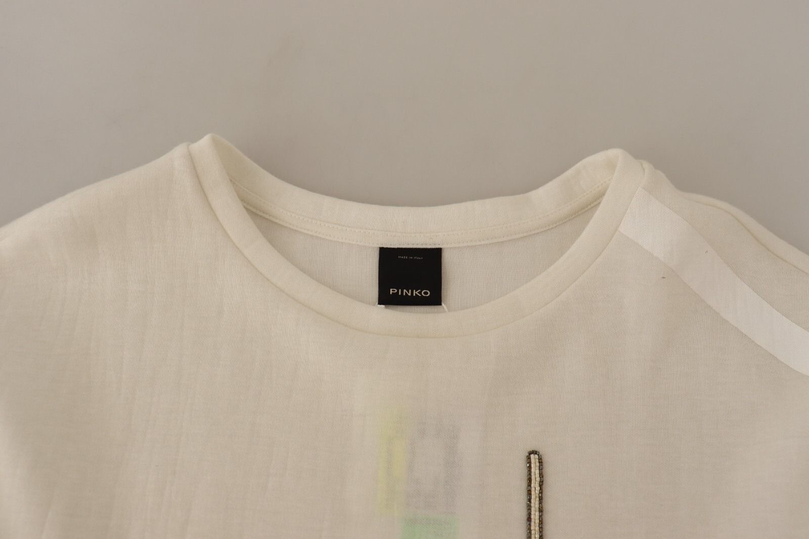 Logo Long Sleeve Cropped Pullover Women's Sweater (Pre-Owned) - PINKO - Modalova