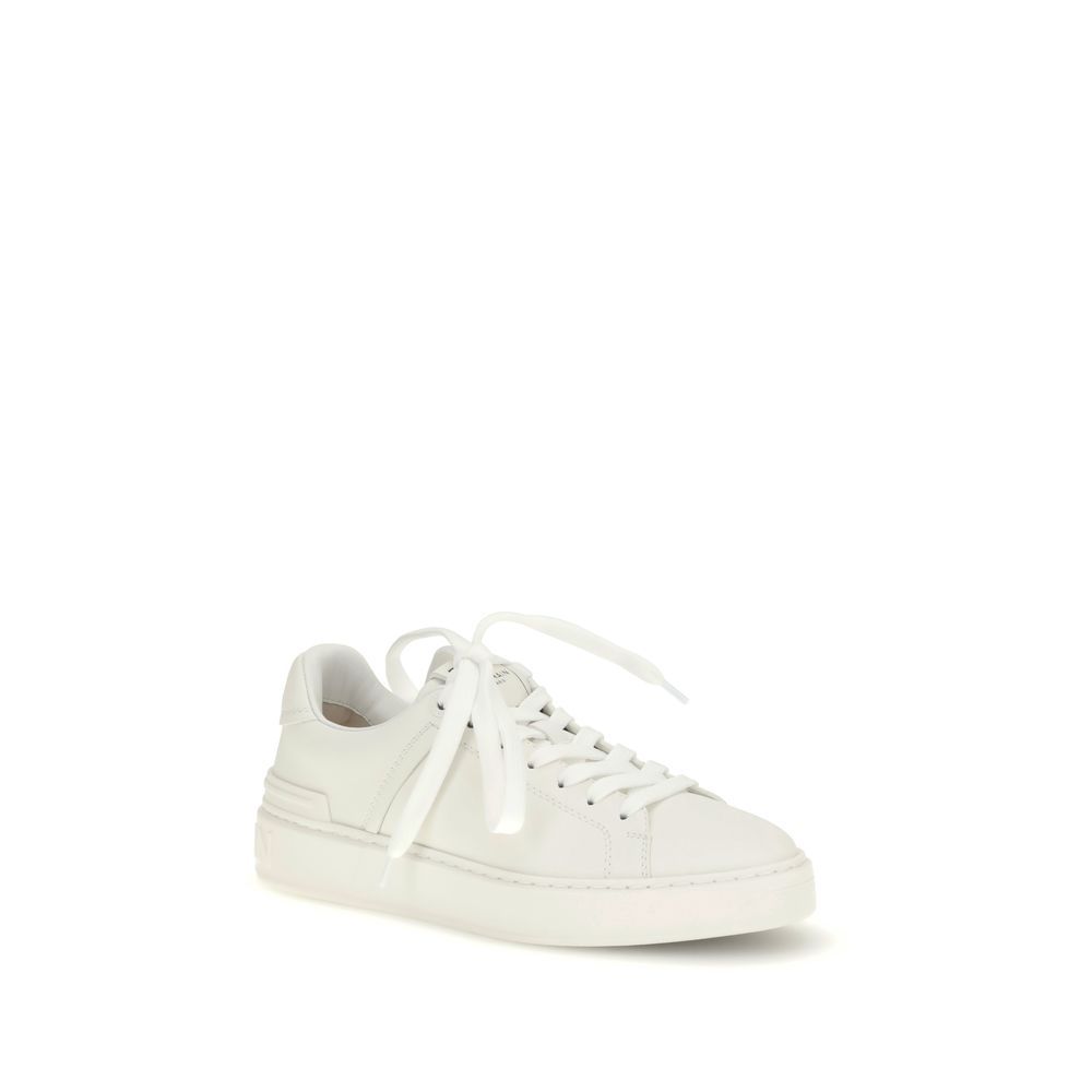 Calf Leather Bos Taurus Low Top Women's Sneakers - Balmain - Modalova
