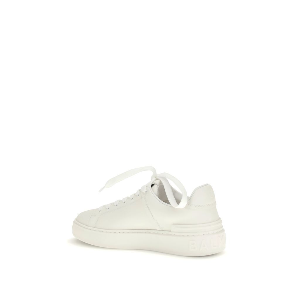 Calf Leather Bos Taurus Low Top Women's Sneakers - Balmain - Modalova