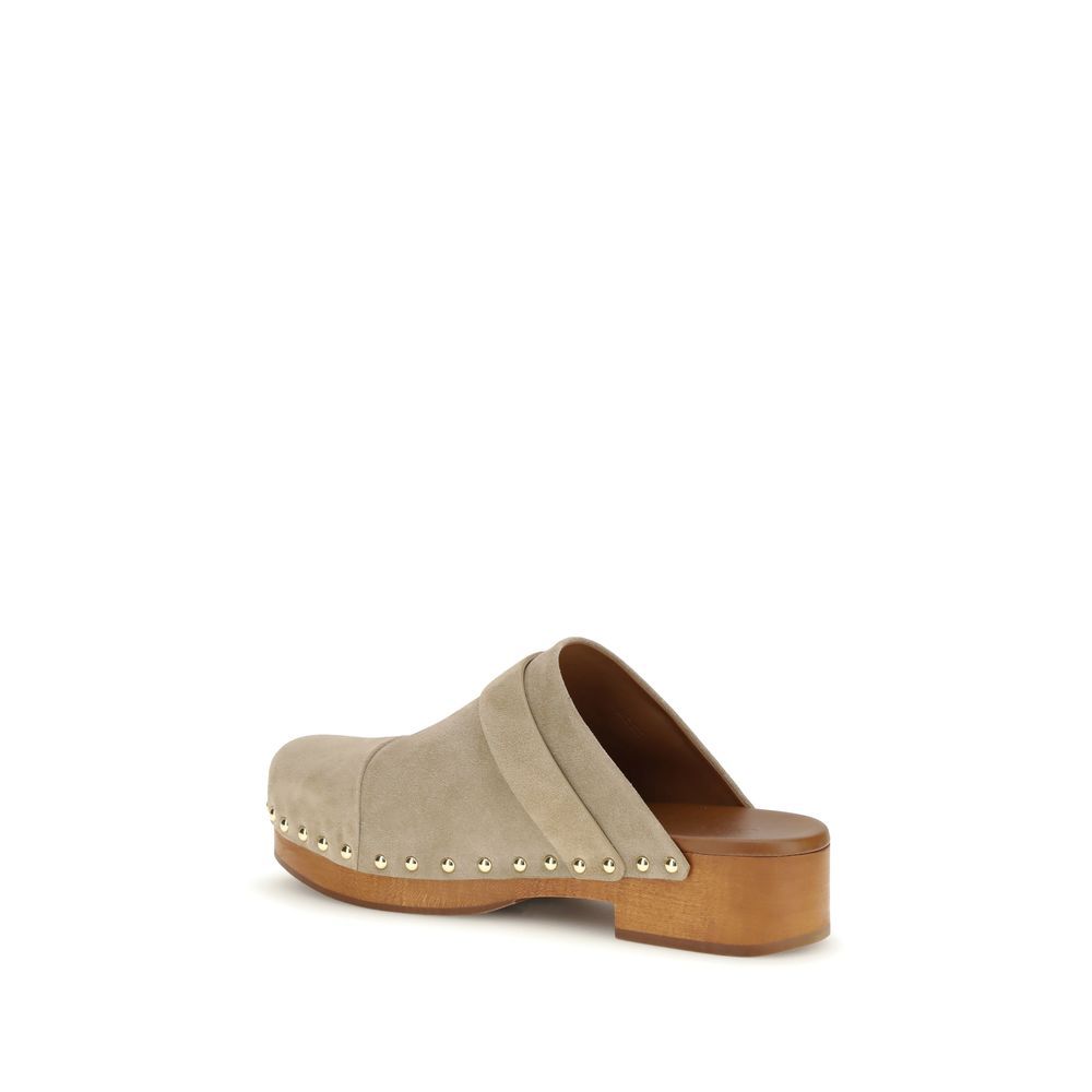 Calf Leather Bos Taurus Women's Clogs - Chloé - Modalova