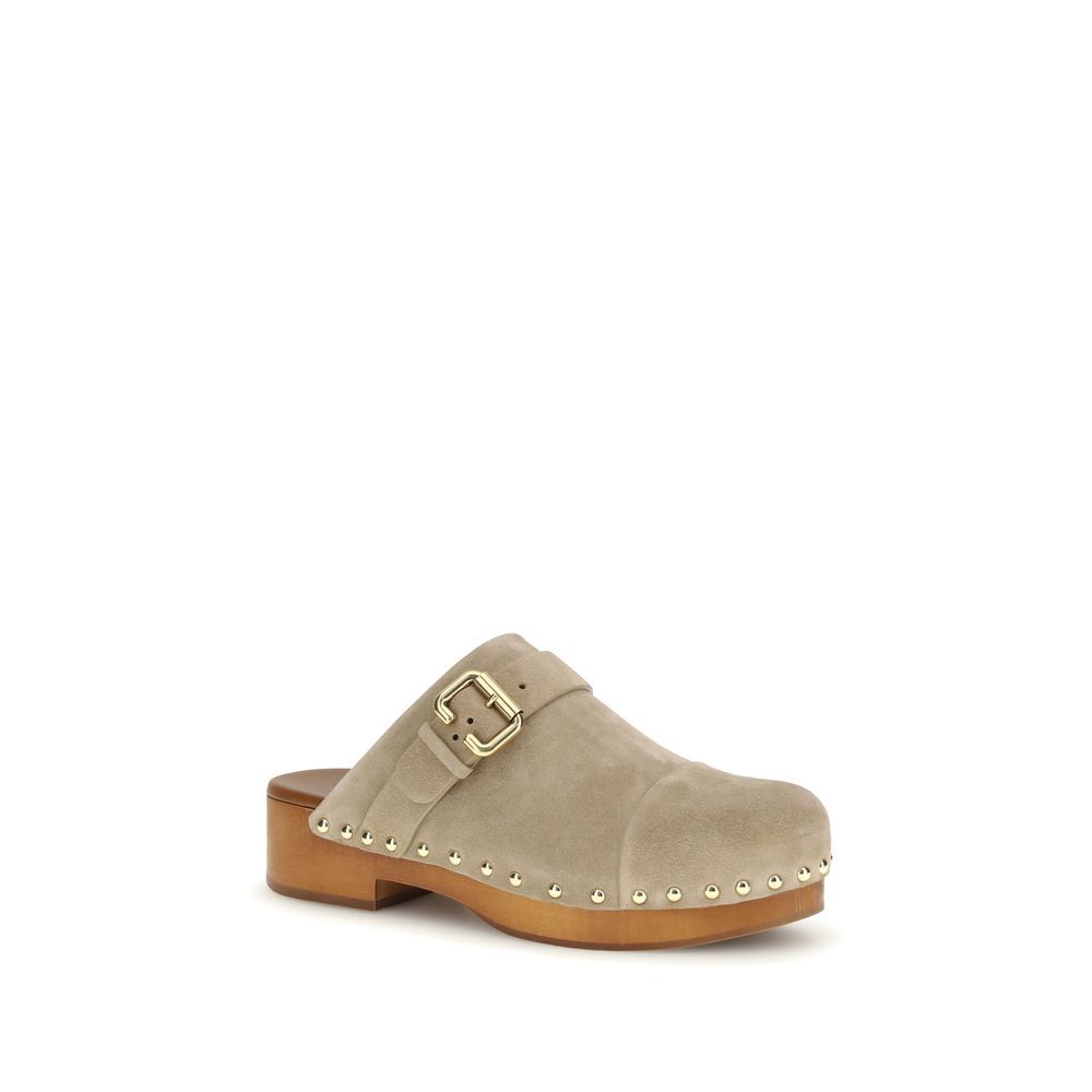 Calf Leather Bos Taurus Women's Clogs - Chloé - Modalova