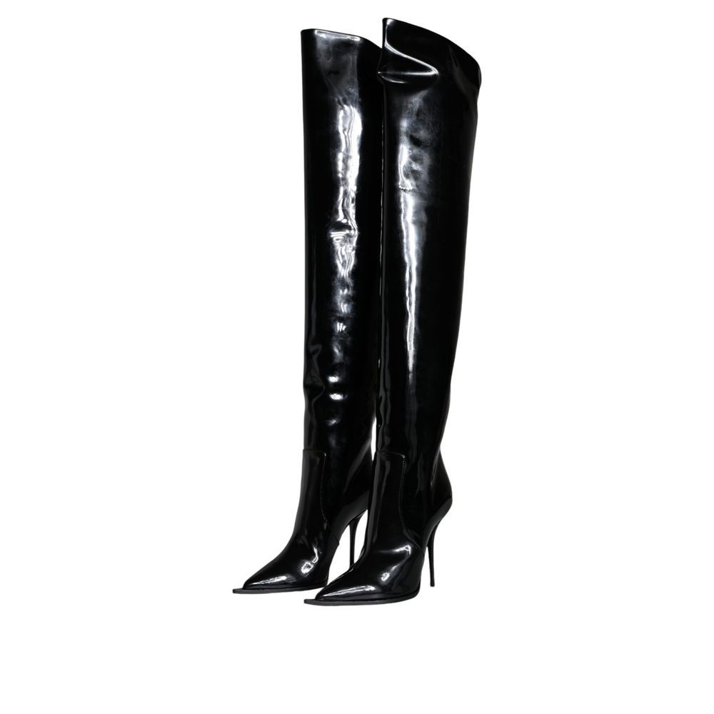 Leather Over The Women's Knee - Dolce & Gabbana - Modalova
