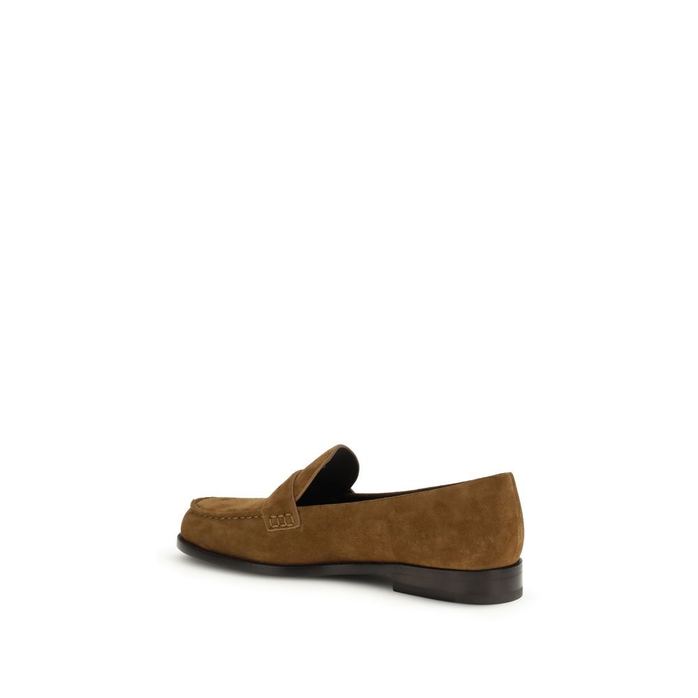 Calf Leather Bos Taurus Slip-On Women's Loafers - Tory Burch - Modalova