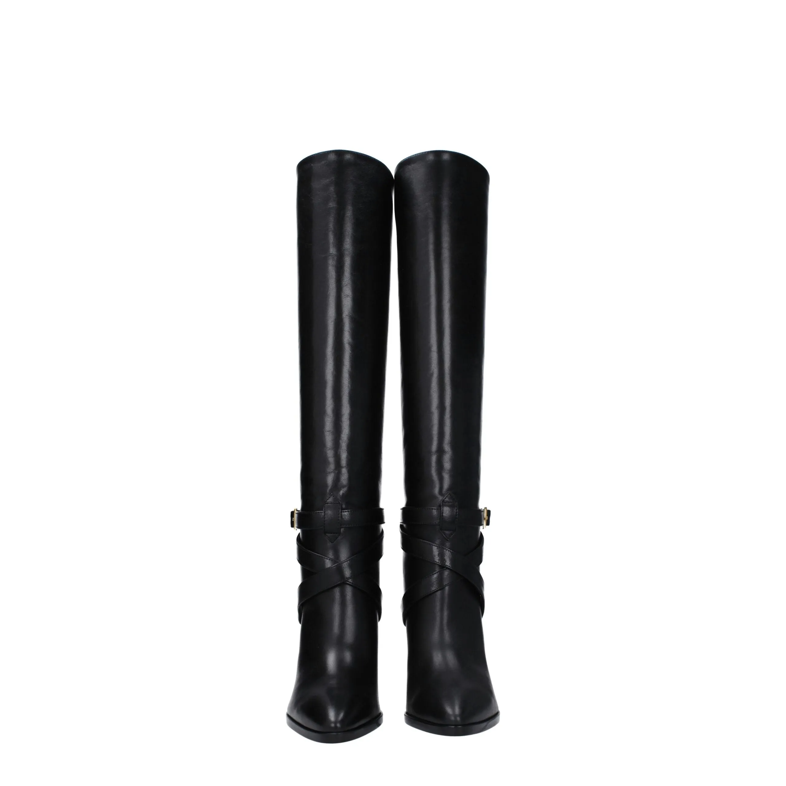 Leather High Heel Women's Boots - Celine - Modalova