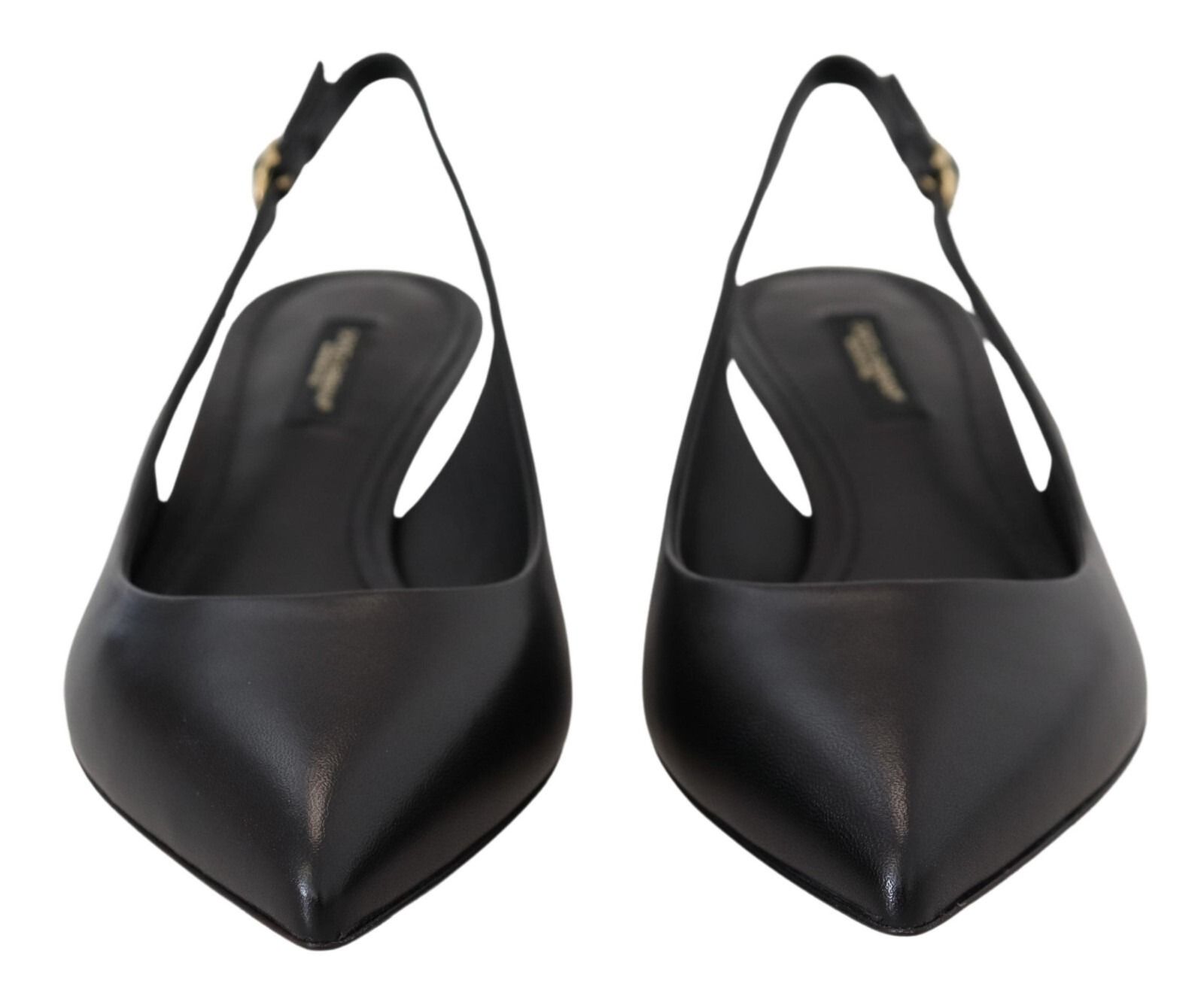 Leather Slingbacks Heels Pumps Women's Shoes - Dolce & Gabbana - Modalova