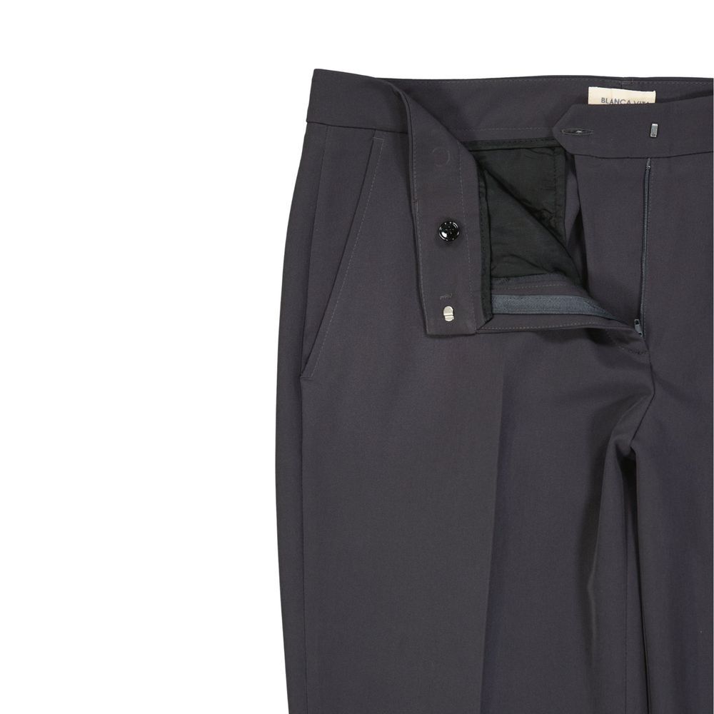 Elastane Cropped Women's Pants - BLANCA VITA - Modalova