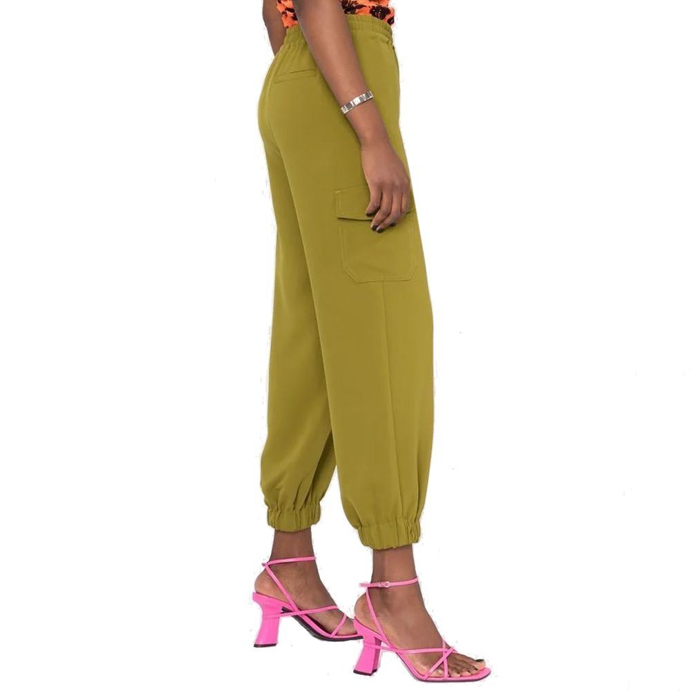Elastane Cargo Women's Pants - BLANCA VITA - Modalova
