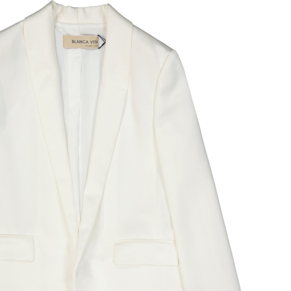 Polyester Women's Blazer - BLANCA VITA - Modalova