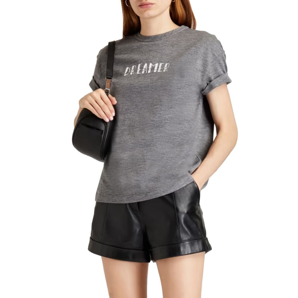 Elastane Women's T-Shirt - Brunello Cucinelli - Modalova