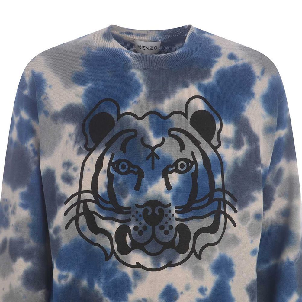 Kenzo Gray Cotton Men's Sweatshirt - Kenzo - Modalova