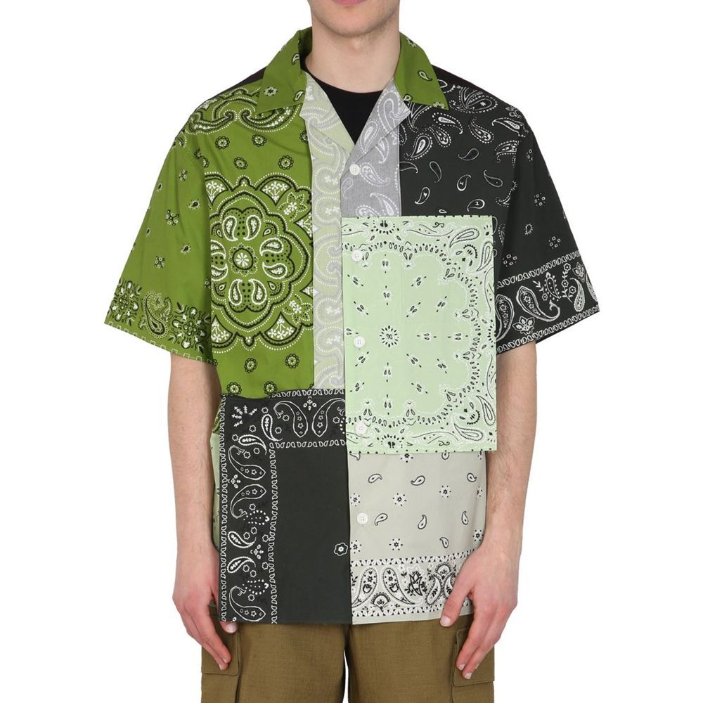 Cotton Pattern Men's Shirt - Kenzo - Modalova