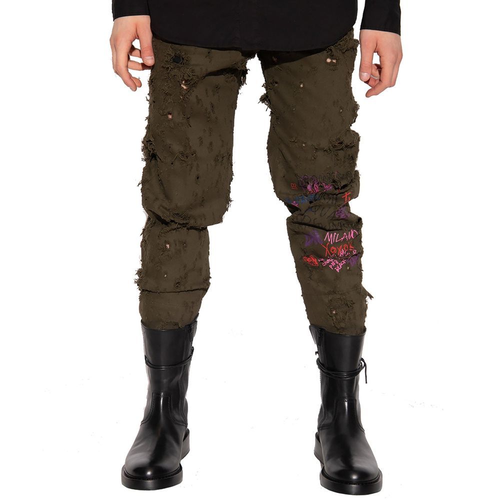 Cotton Casual Men's Pants - Dsquared² - Modalova