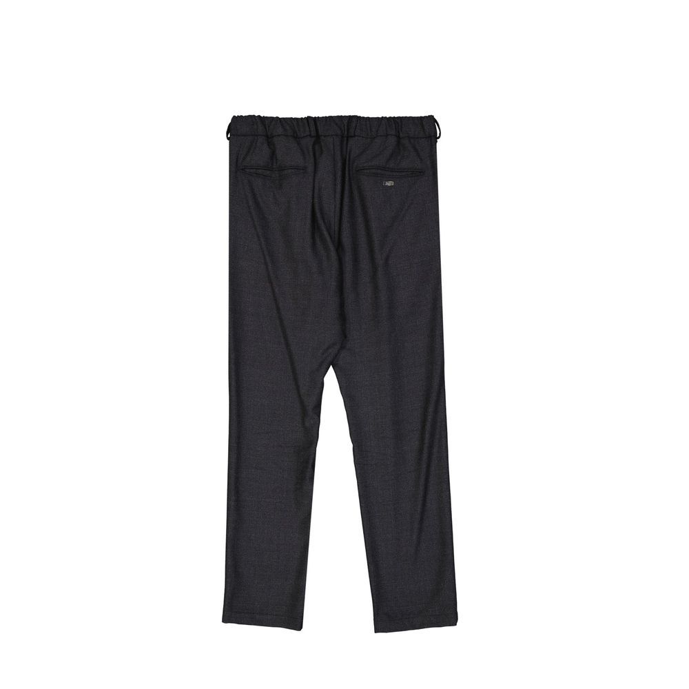 Herno Gray Wool Casual Men's Pants - Herno - Modalova