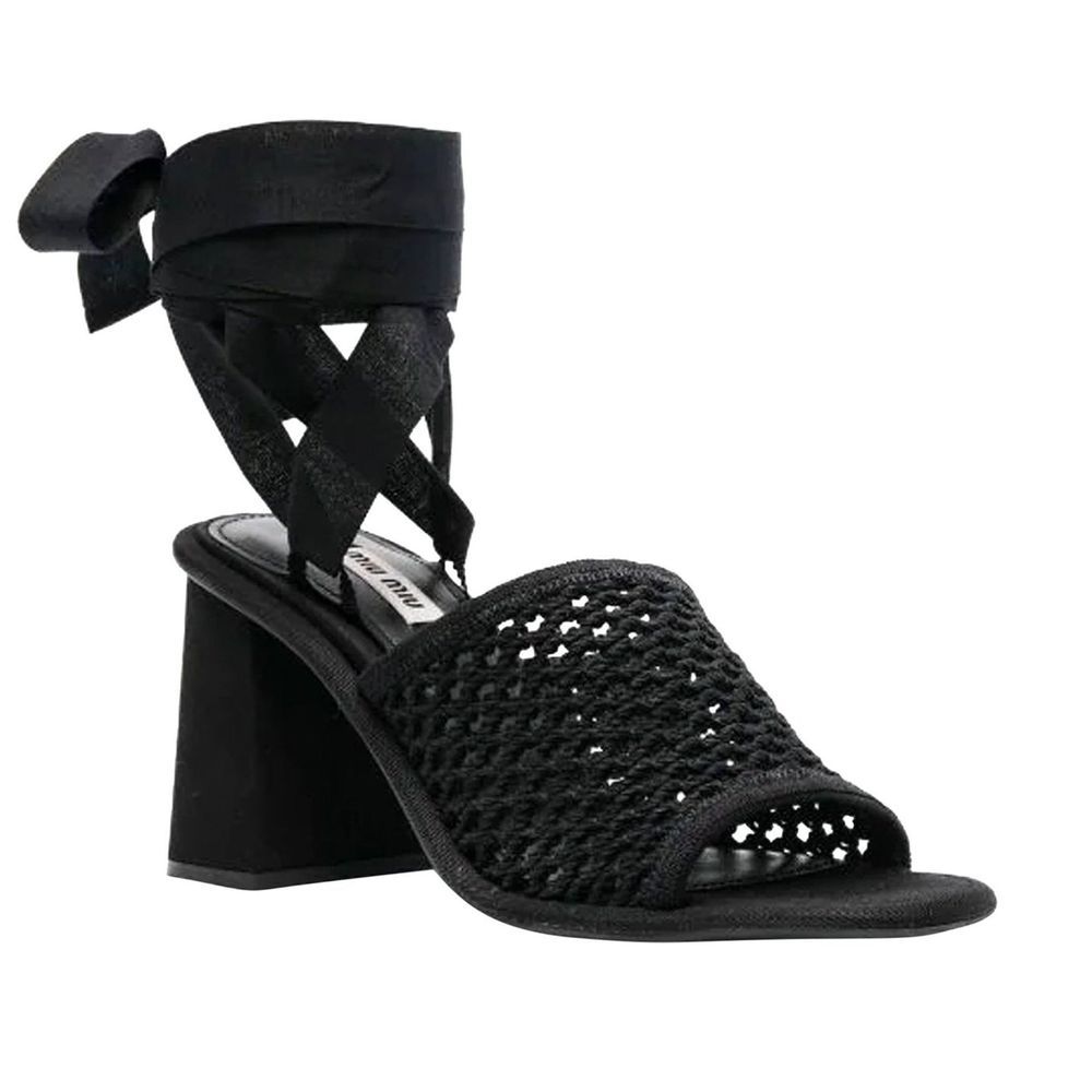 Fabric Platform Women's Sandals - Miu Miu - Modalova