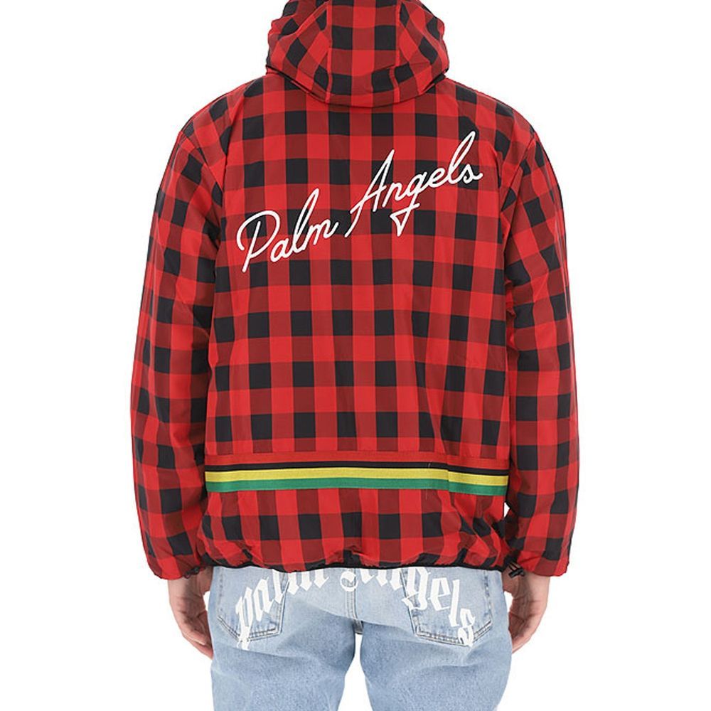 Polyester Shell Men's Jacket - Palm Angels - Modalova