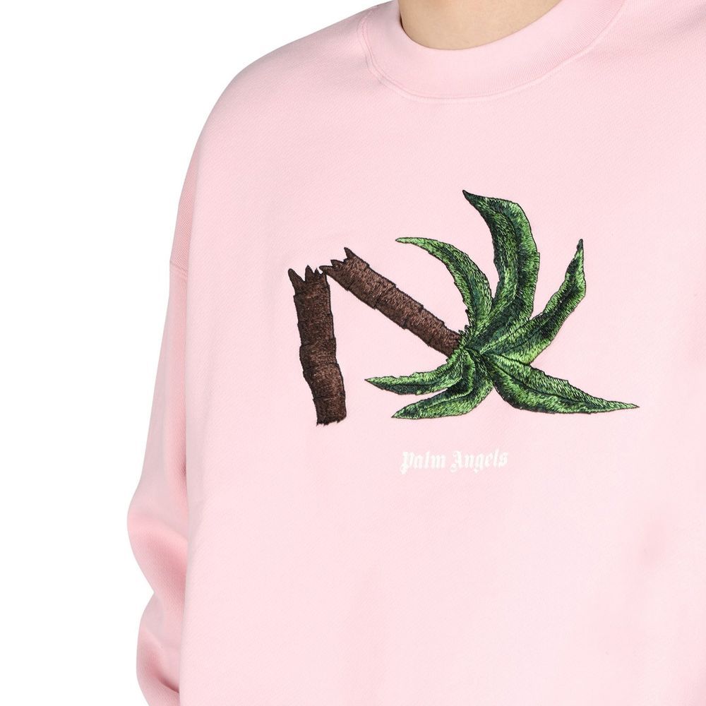 Cotton Men's Sweatshirt - Palm Angels - Modalova