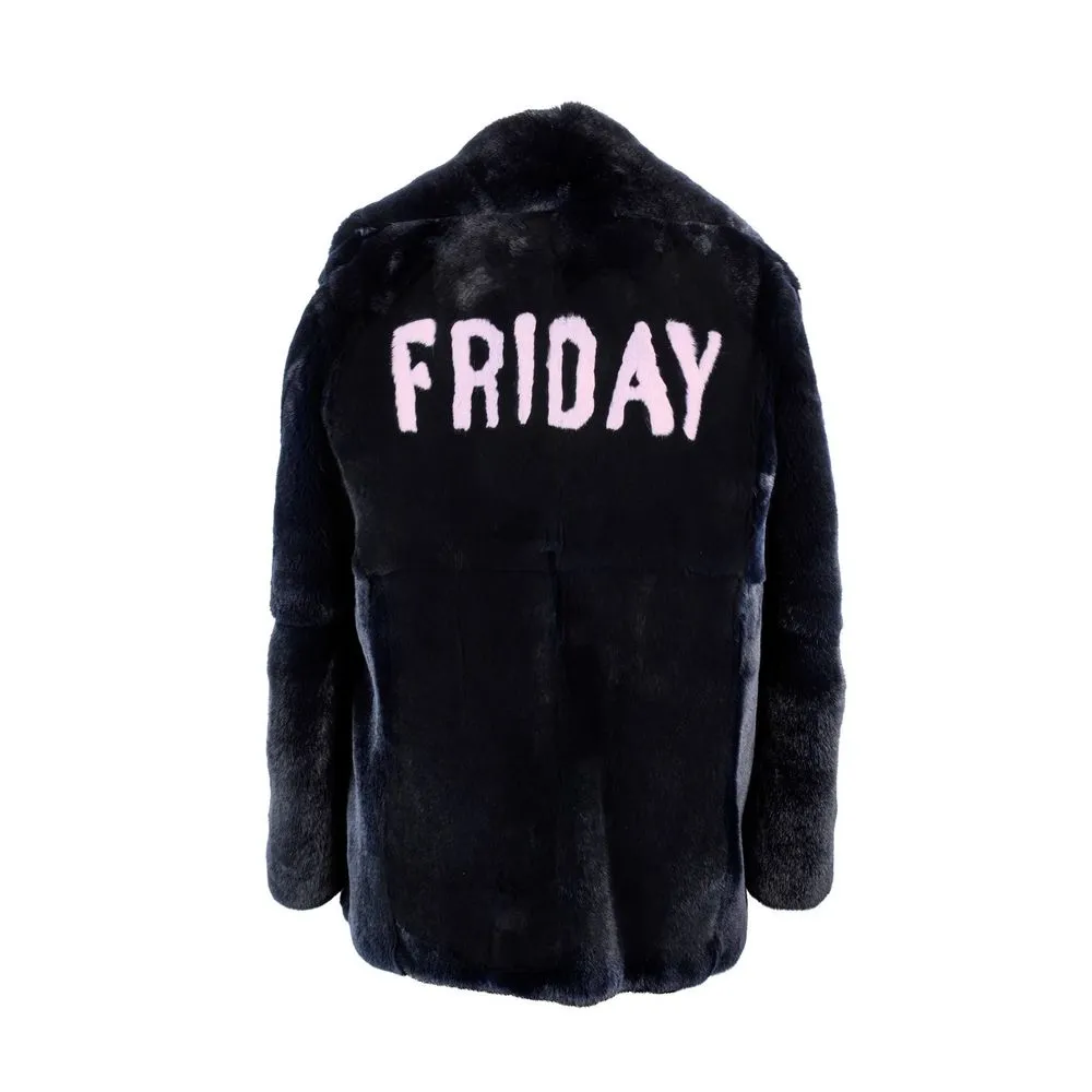 Rabbit Fur Full-Length Women's Jacket - Alberta Ferretti - Modalova