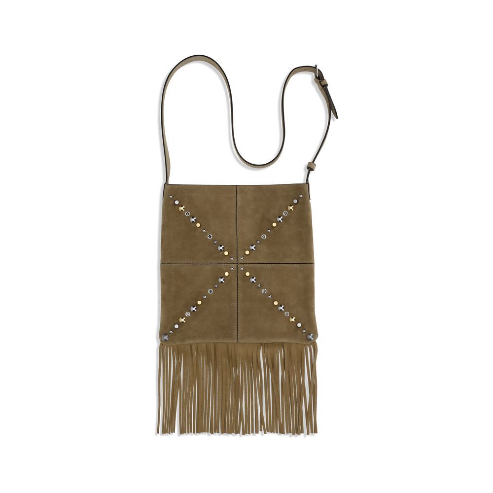 Calf Leather Bos Taurus Shoulder Men's Bag - Valentino Garavani - Modalova
